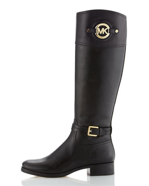 michael kors stockard boots black|brown waterproof Michael Kors boots.